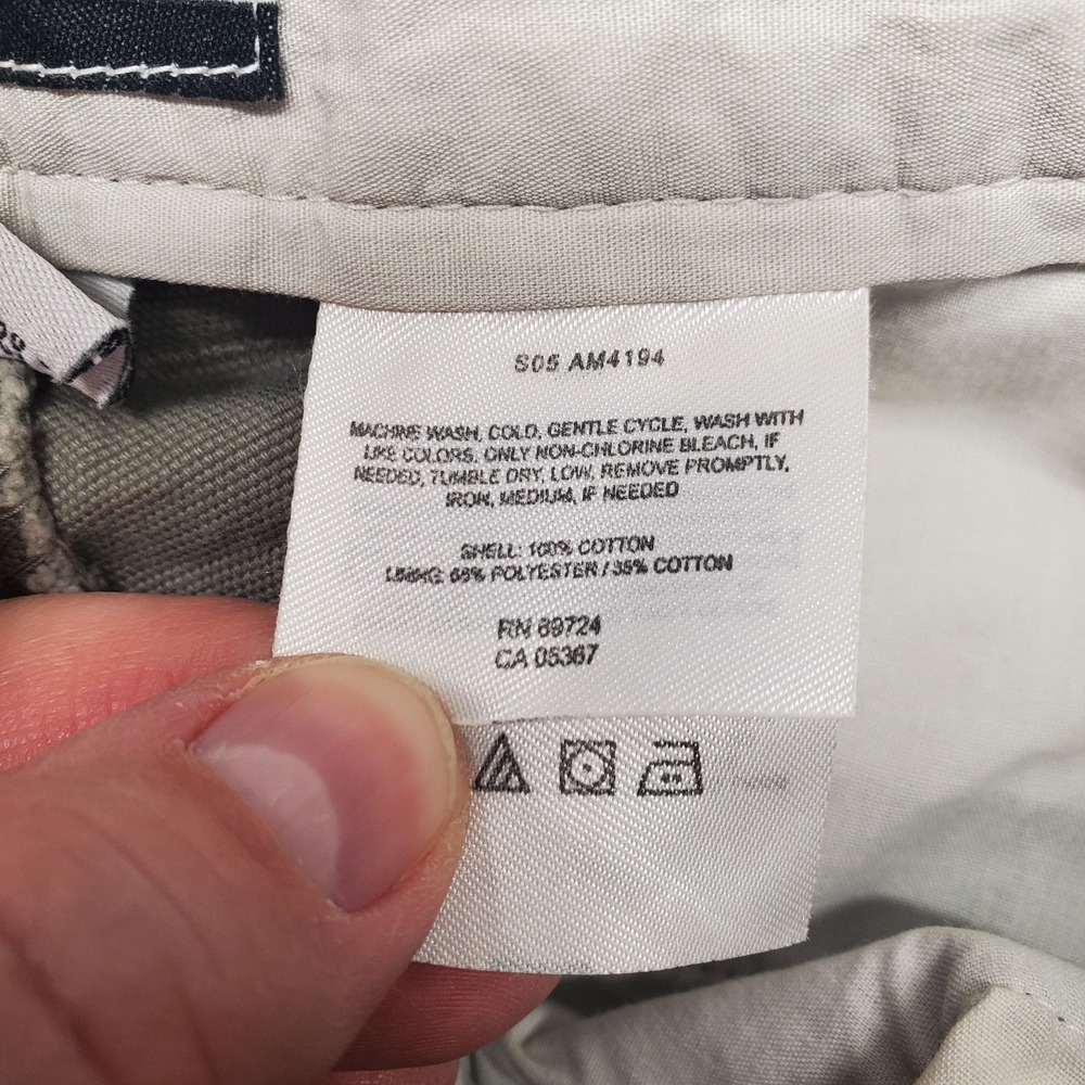 Columbia Shorts Mens Size 38 ROC Cargo Shorts Sage Green Cotton Outdoors NWT - Picture 5 of 9